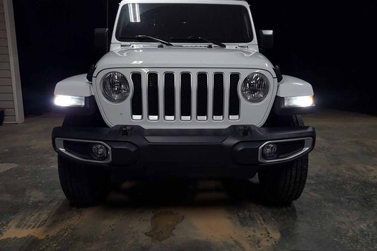 JL Wrangler Front Turn Stage 1 (7443 HP48 White & Amber)
