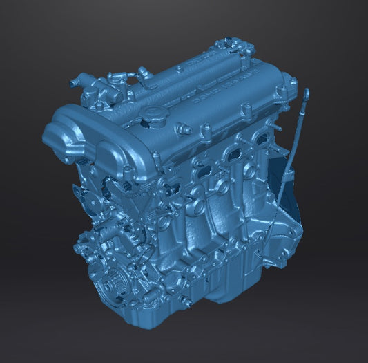 BP6D Engine Long Block - 3D Scan
