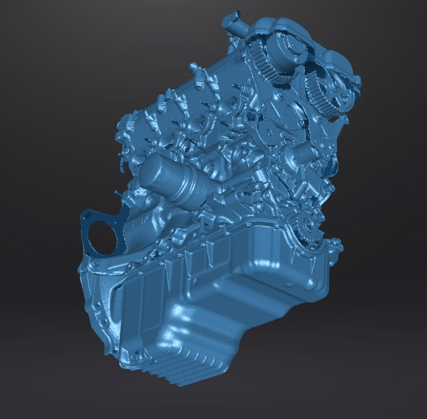 BP6D Engine Long Block - 3D Scan