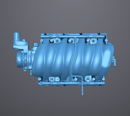 General Motors (GM) LS3 Intake Manifold Assembly - 3D Scan