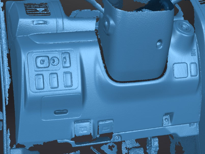 Lexus GX470 Dash/Console 3D Scan Left Lane Designs