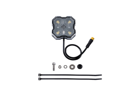 Stage Series Single-Color LED Rock Light White Diffused M8 (one)