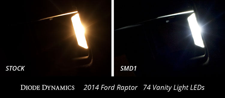 74 SMD1 LED Amber (pair)