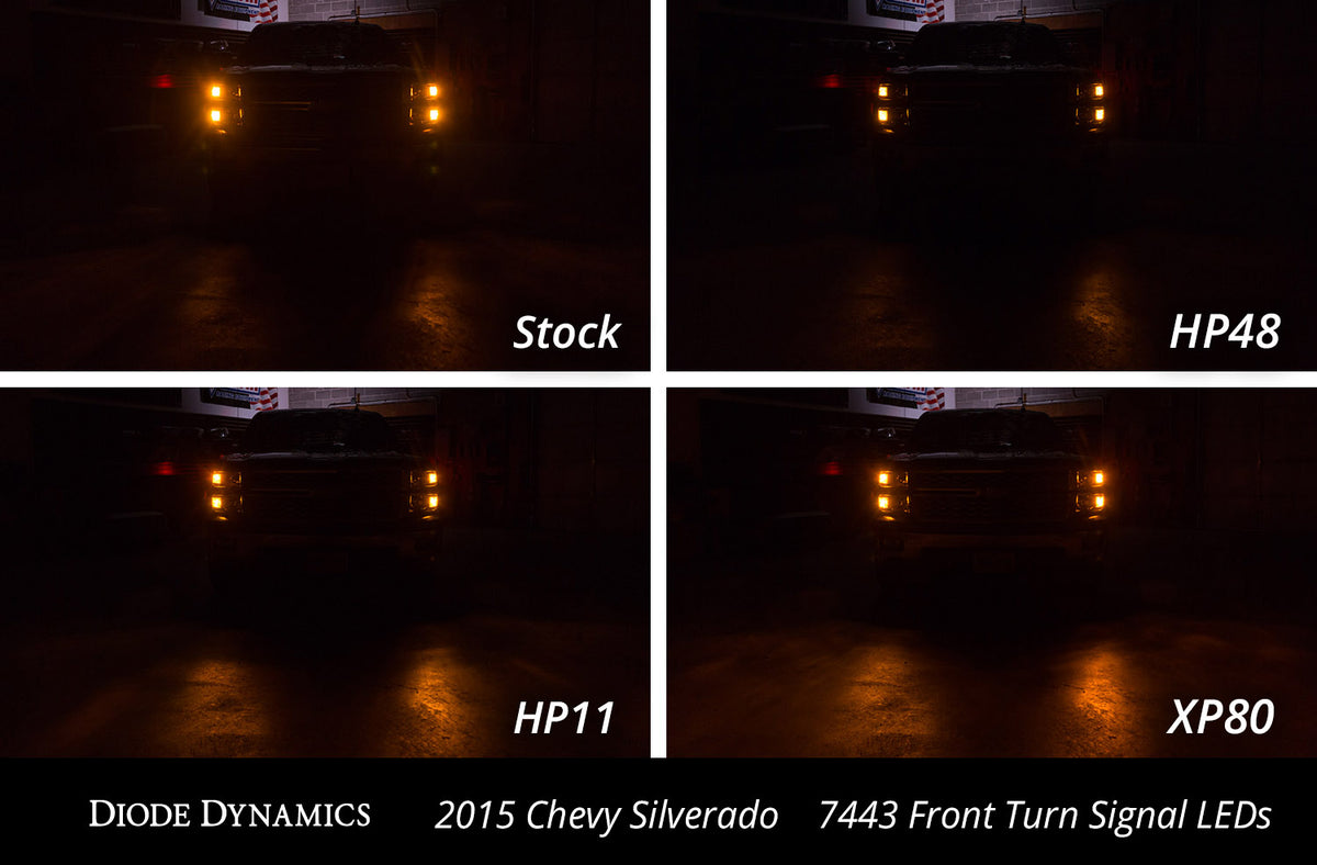7443 HP48 LED Amber (four)