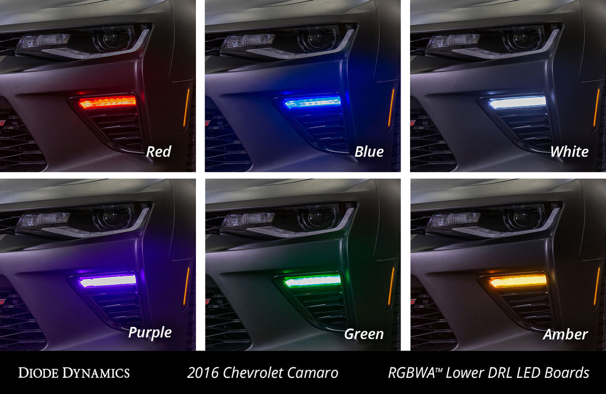 RGBWA Lower DRL Boards for 2016-2018 Chevrolet Camaro