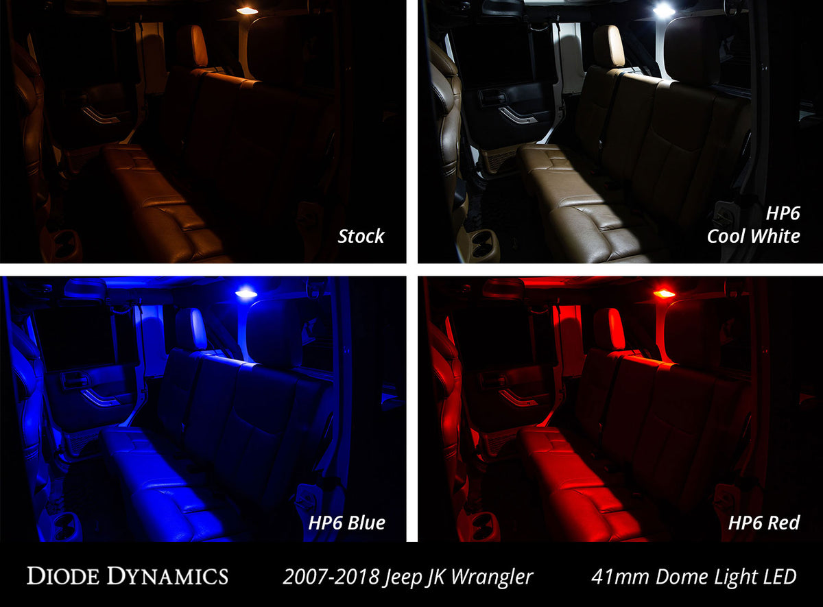 Wrangler JK 4dr Interior Kit - Stage 1 Cool White
