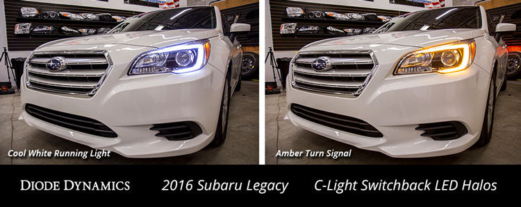 C-Light Switchback LED Halos for 2015-2017 Subaru Legacy/Outback
