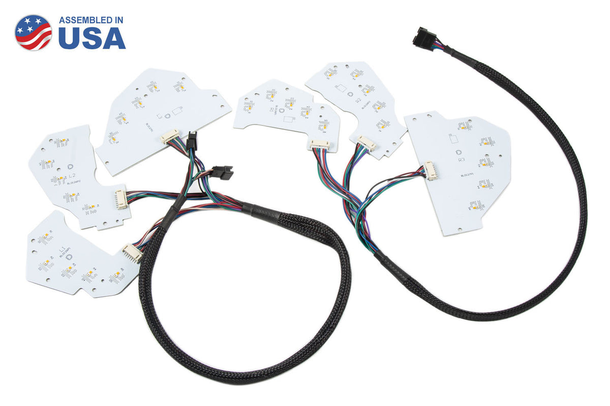 RGBW DRL LED Boards for 2018-2023 Ford Mustang