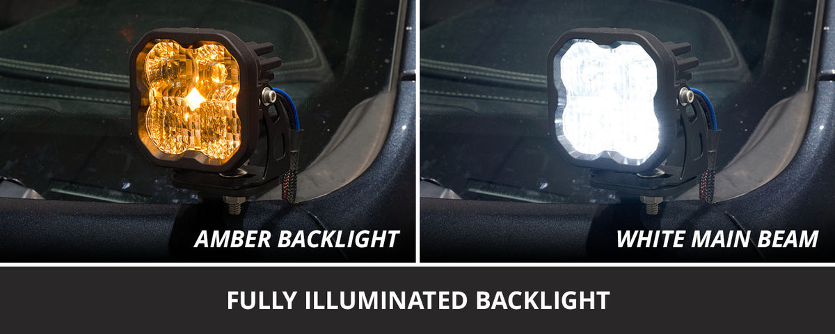 Stage Series Ditch Light Kit for 2019-2024 Ram  SS3 Sport White Combo