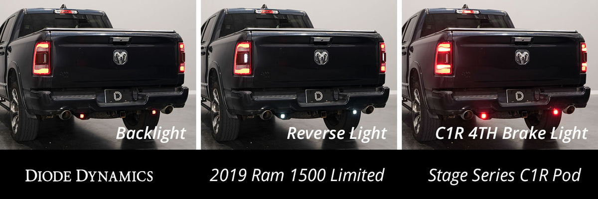 Stage Series Reverse Light Mounting Kit for 2019-2024 Ram