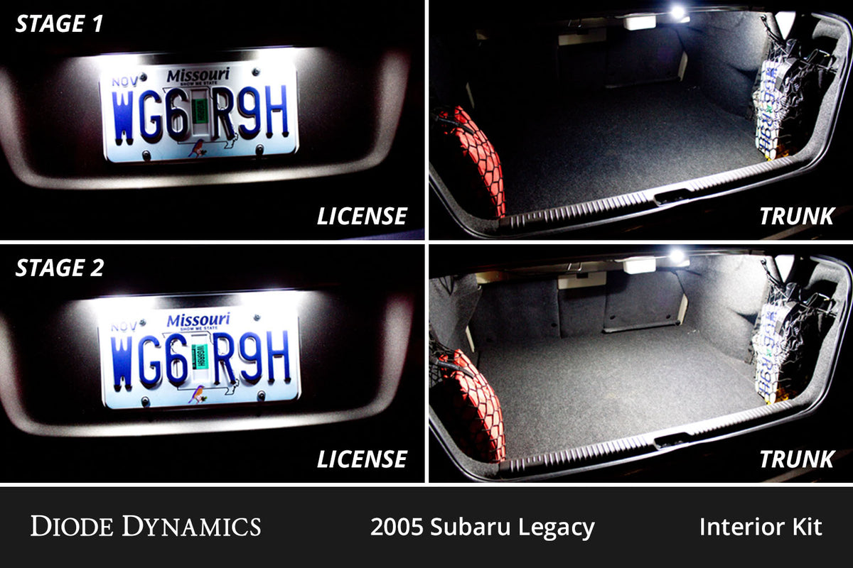 Interior LED Kit for 2005-2009 Subaru Legacy  Cool White Stage 1