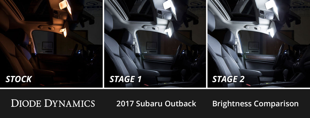Interior LED Kit for 2015-2019 Subaru Outback  Cool White Stage 1