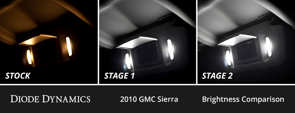 Interior LED Kit for 2007-2013 GMC Sierra  Cool White Stage 1
