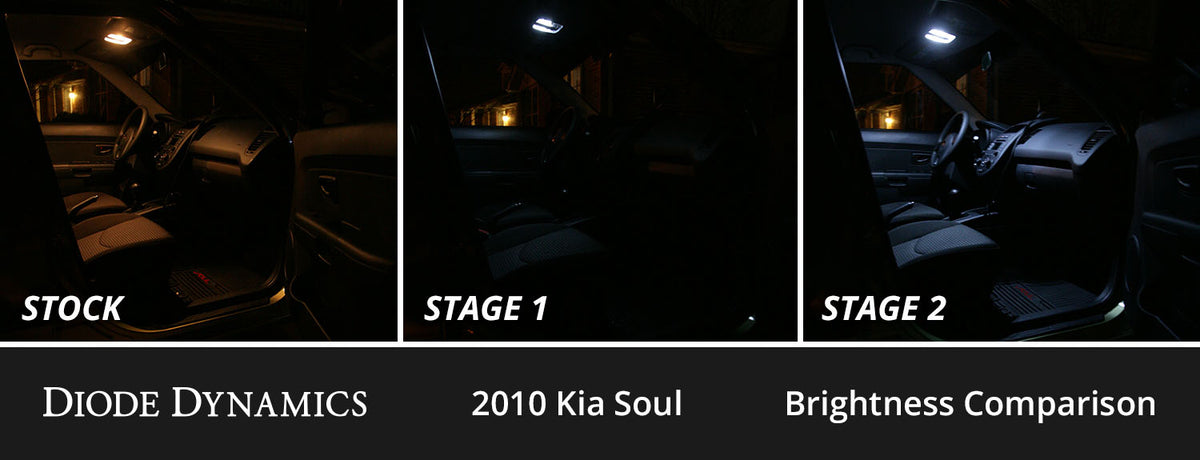 Interior LED Kit for 2014-2019 Kia Soul  Cool White Stage 1
