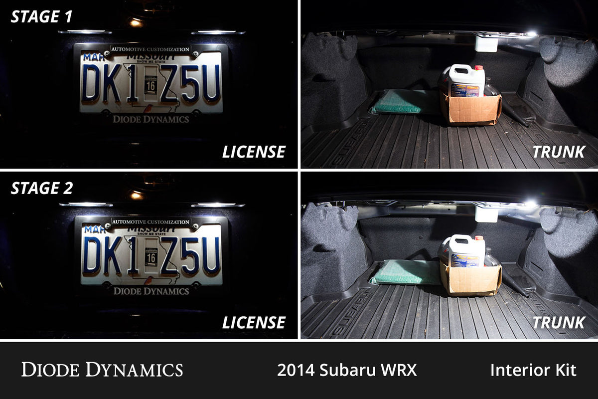 Interior LED Kit for 2008-2014 Subaru WRX  Cool White Stage 1