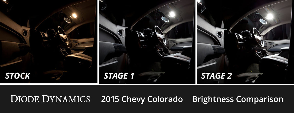 Interior LED Kit for 2015-2022 Chevrolet Colorado  Cool White Stage 1