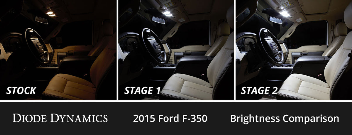 Interior LED Kit for 2008-2016 Ford Super Duty F250/F350  Cool White Stage 1