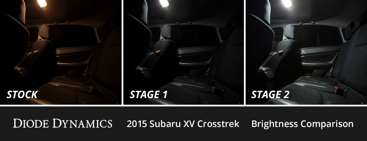 Interior LED Kit for 2013-2016 Subaru XV Crosstrek  Cool White Stage 1