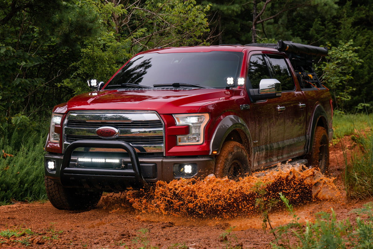 SS3 LED Ditch Light Kit for 2015-2020 Ford F-150/Raptor  Sport White Combo