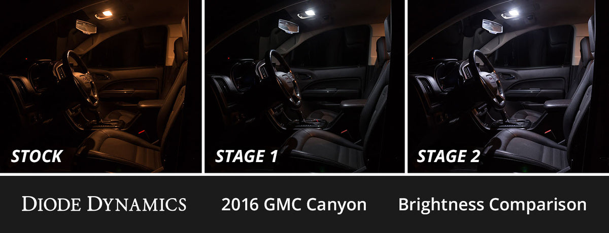 Interior LED Kit for 2015-2022 GMC Canyon  Cool White Stage 1