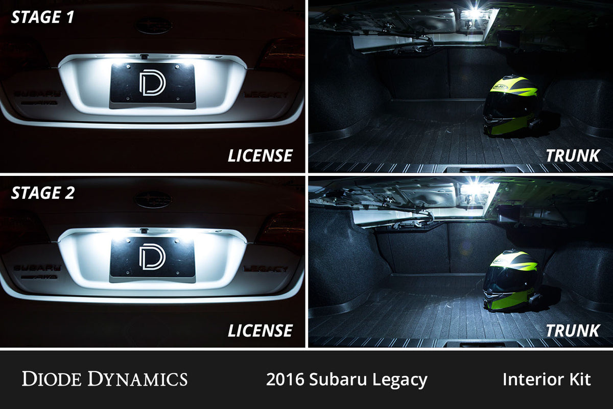Interior LED Kit for 2010-2014 Subaru Legacy  Cool White Stage 1