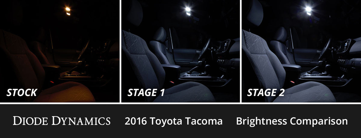 Interior LED Kit for 2005-2015 Toyota Tacoma  Cool White Stage 1