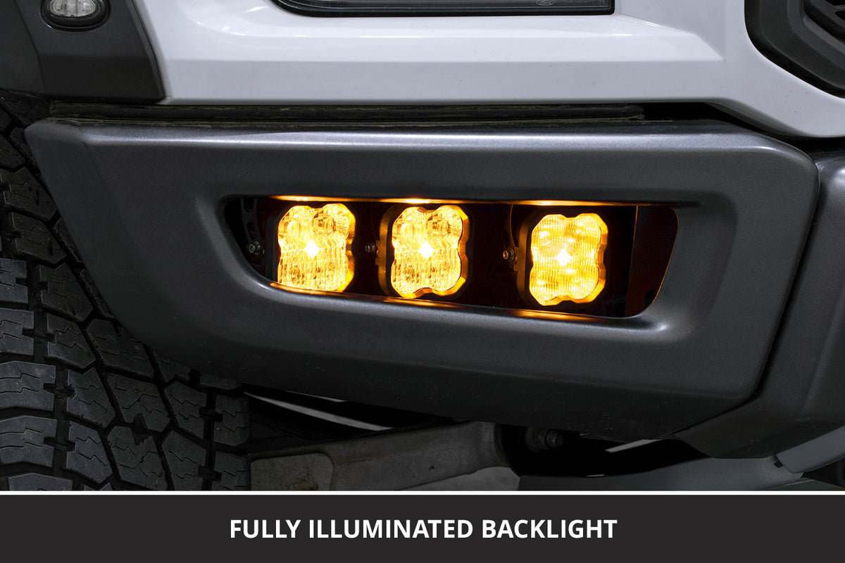 SS3 LED Fog Light Kit for 2017-2020 Ford Raptor  White Sport