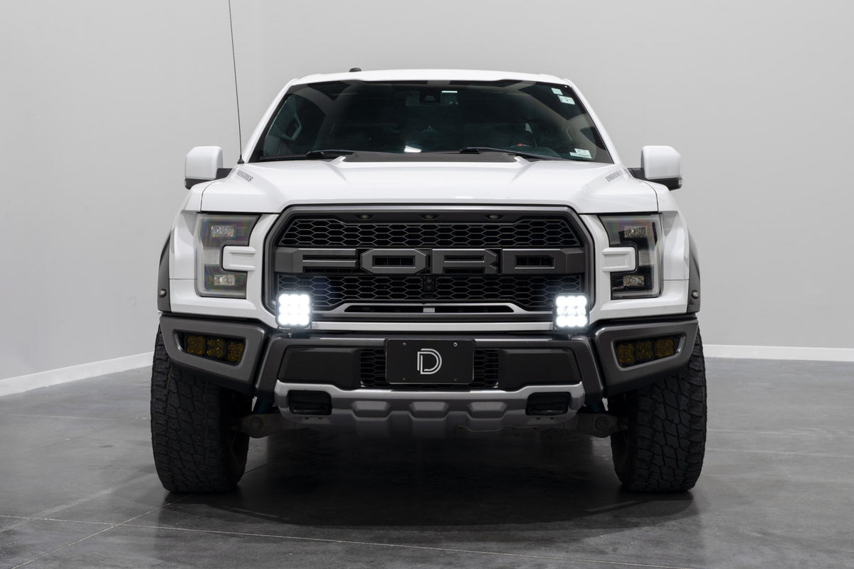 SS5 Bumper LED Pod Light Kit for 2017-2020 Ford Raptor  Sport White Combo