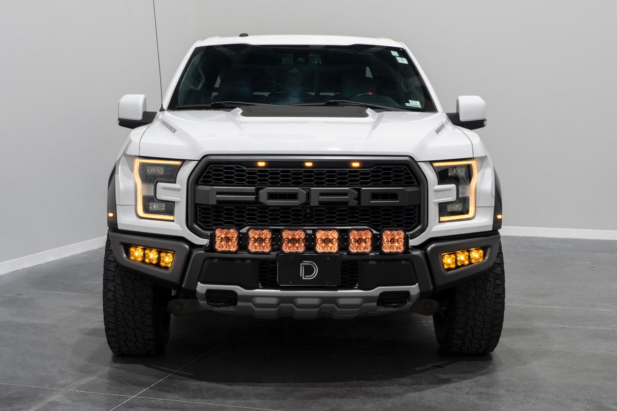 SS5 Grille CrossLink Lightbar Kit for 2017-2020 Ford Raptor  Sport White Combo