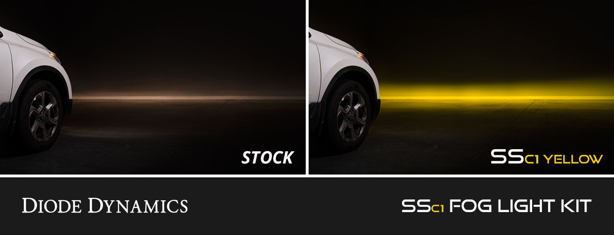 SSC1 Type G4M LED Fog Light Kit White SAE Fog