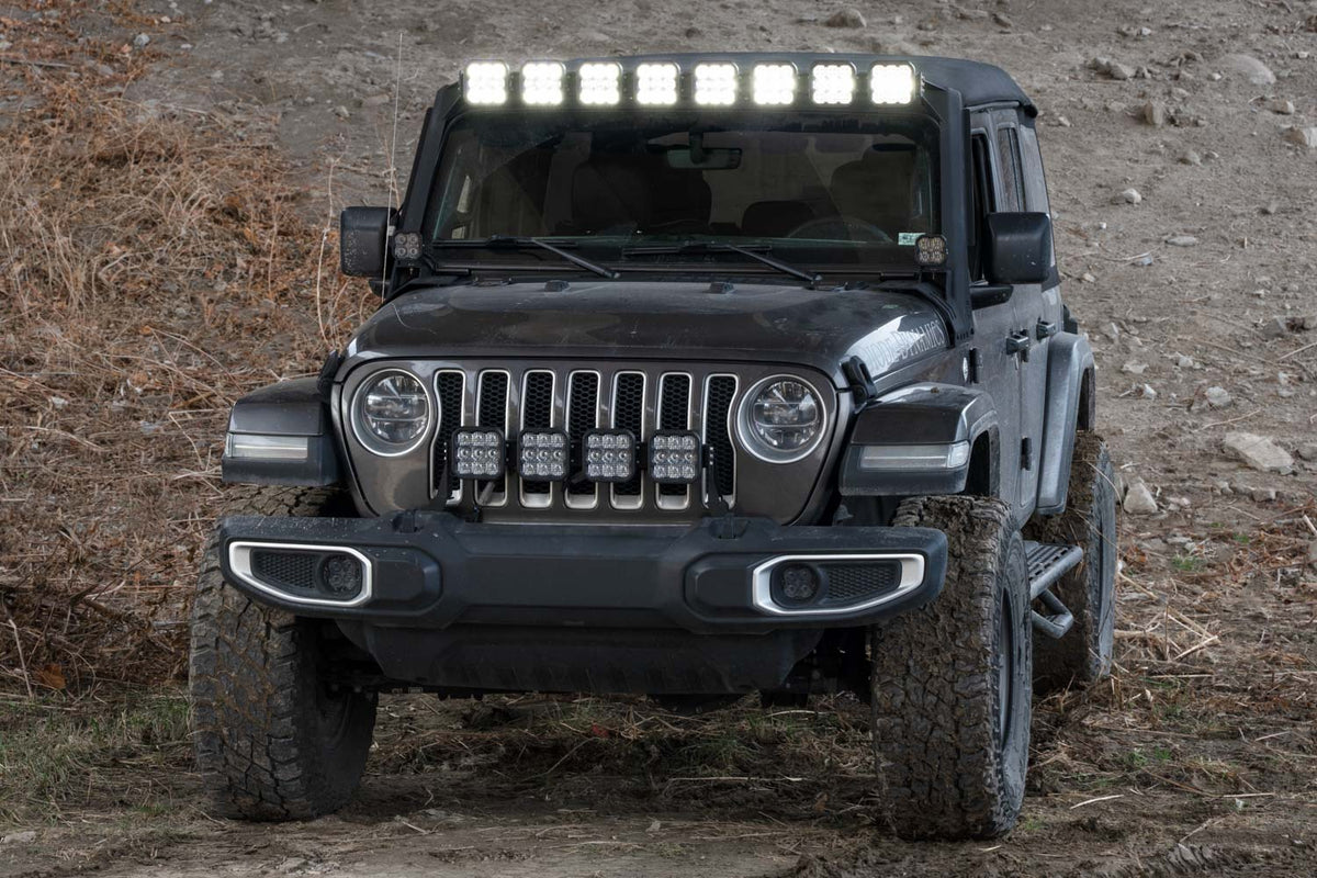 Stage Series Windshield Bracket Kit for 2018+ Jeep Wrangler JL