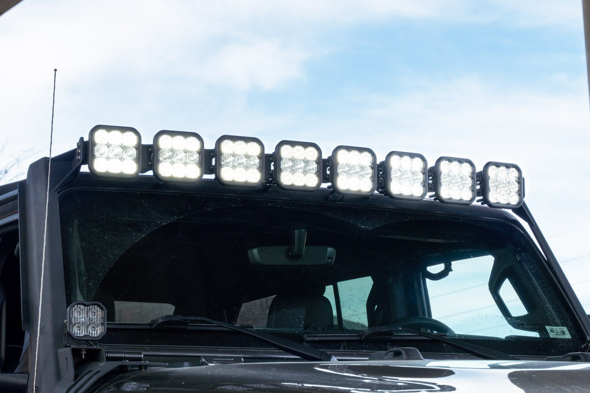 Stage Series Windshield Bracket Kit for 2018+ Jeep Wrangler JL