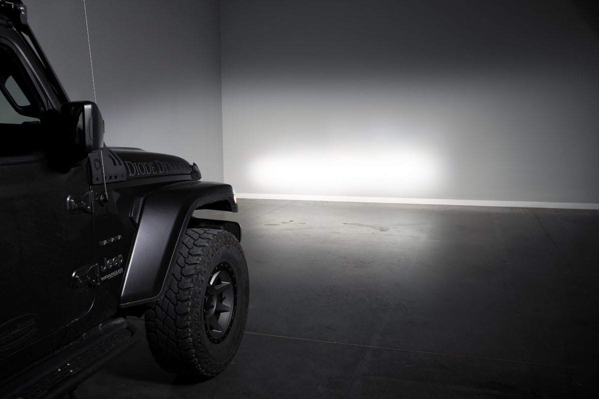 Jeep JL SS5 4-Pod CrossLink Grille Lightbar Kit  Sport White Combo