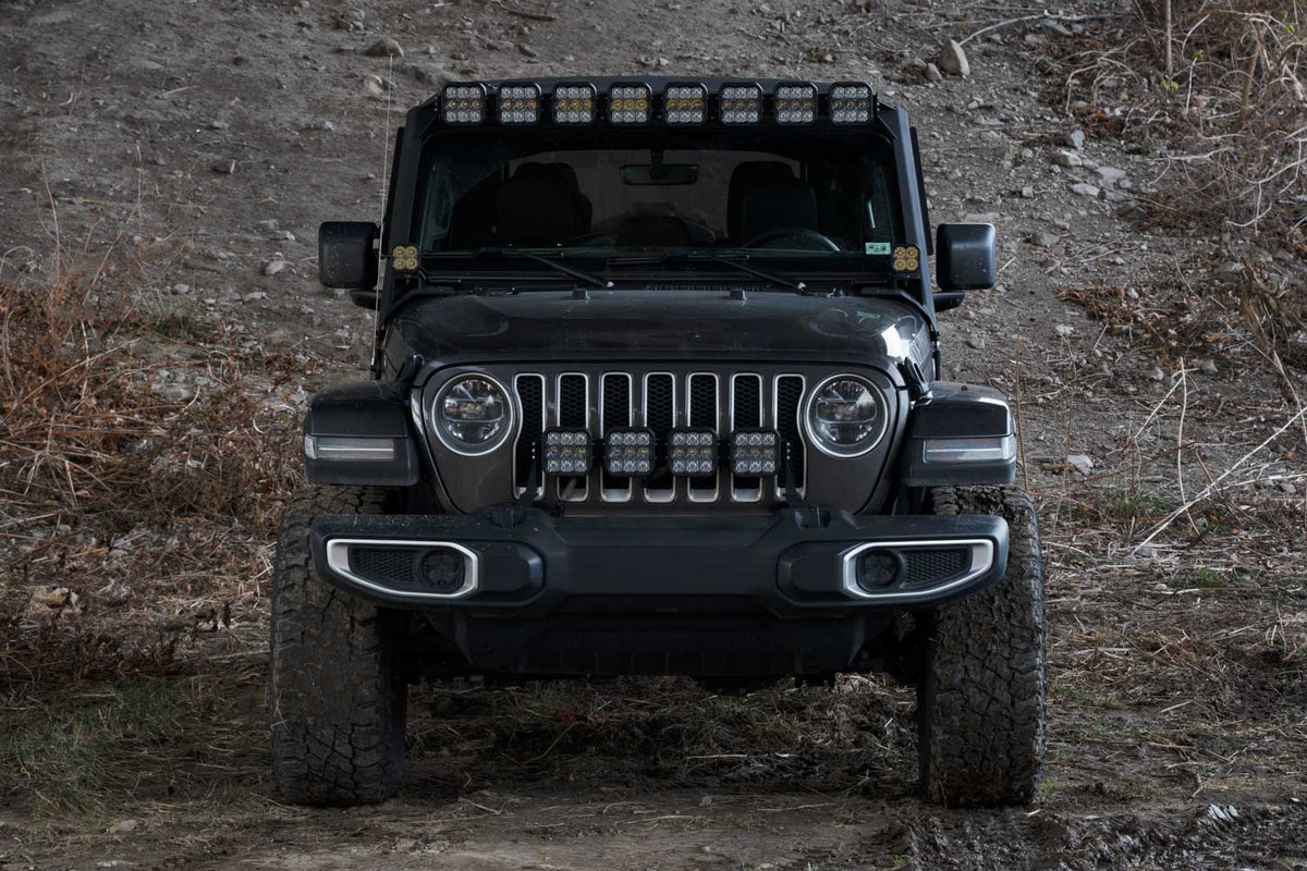 Stage Series Windshield Bracket Kit for 2018+ Jeep Wrangler JL
