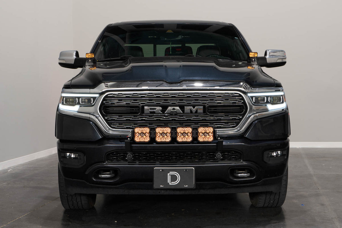 SS5 Grille CrossLink Lightbar Kit for 2019-2024 Ram  Sport White Combo
