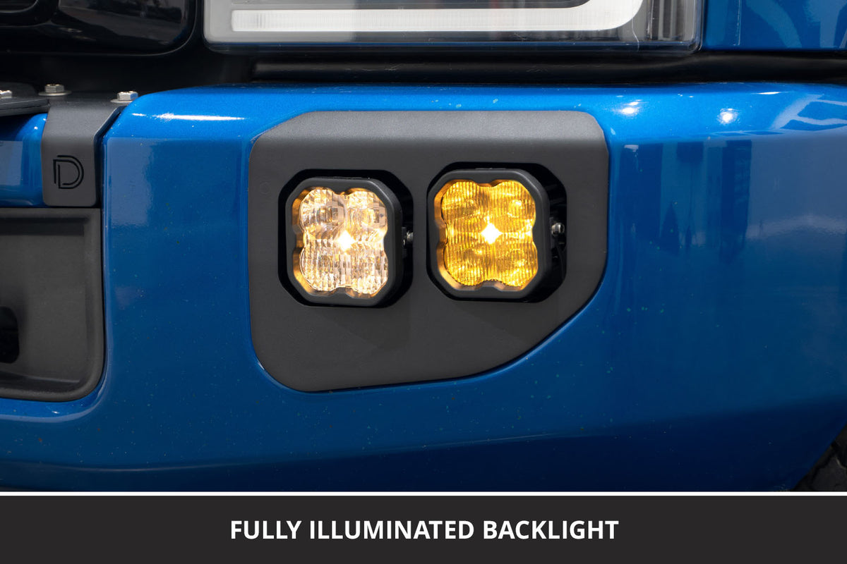 SS3 LED Fog Pocket Kit for 2020-2022 Ford Super Duty  White Sport