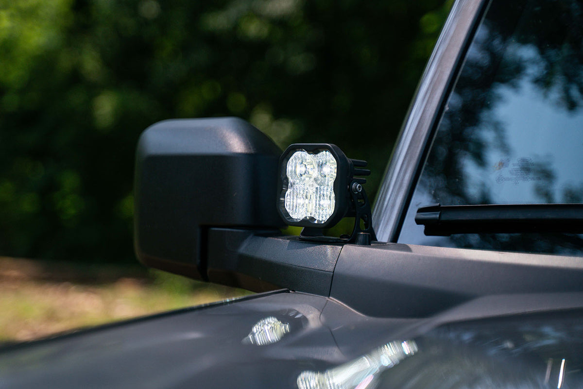 SS3 LED Ditch Light Kit for 2021+ Ford Bronco  Sport White Combo