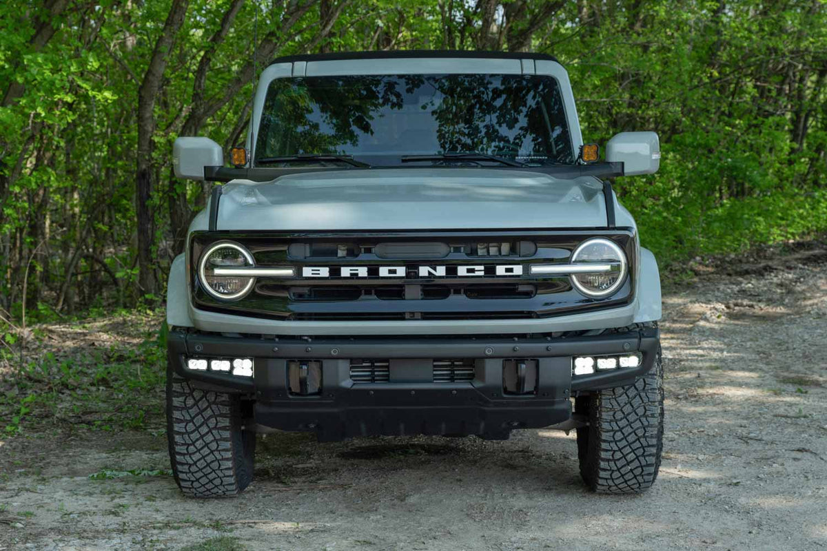 Stage Series Fog Pocket Kit for 2021+ Ford Bronco  White Sport