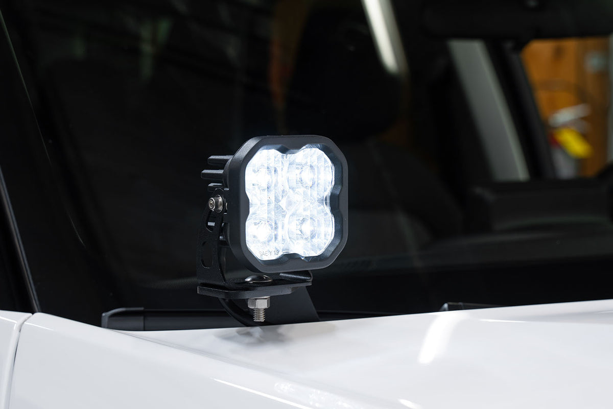 SS3 LED Ditch Light Kit for 2021+ Ford Bronco Sport  Sport White Combo