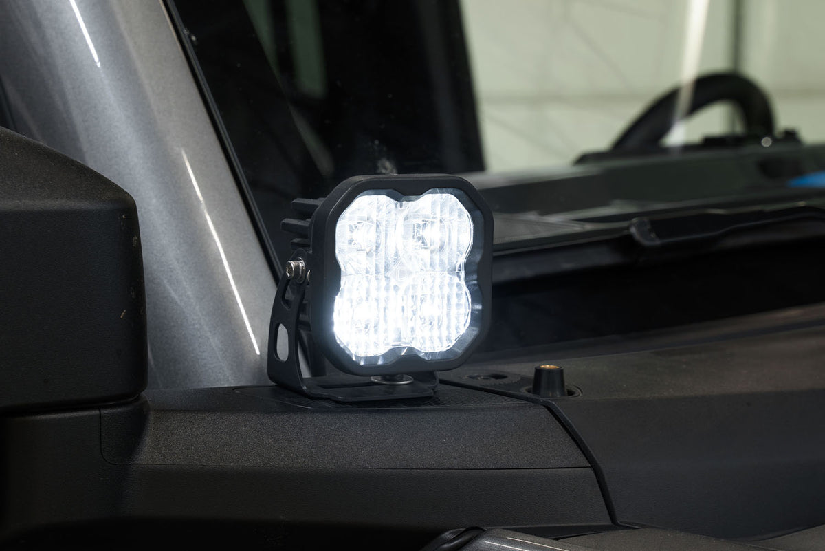 SS3 LED Ditch Light Kit for 2021+ Ford Bronco  Sport White Combo