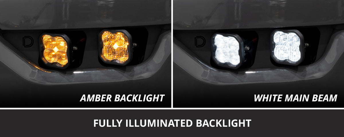 SS3 LED Fog Pocket Kit for 2021-2023 Ford F-150  White Sport