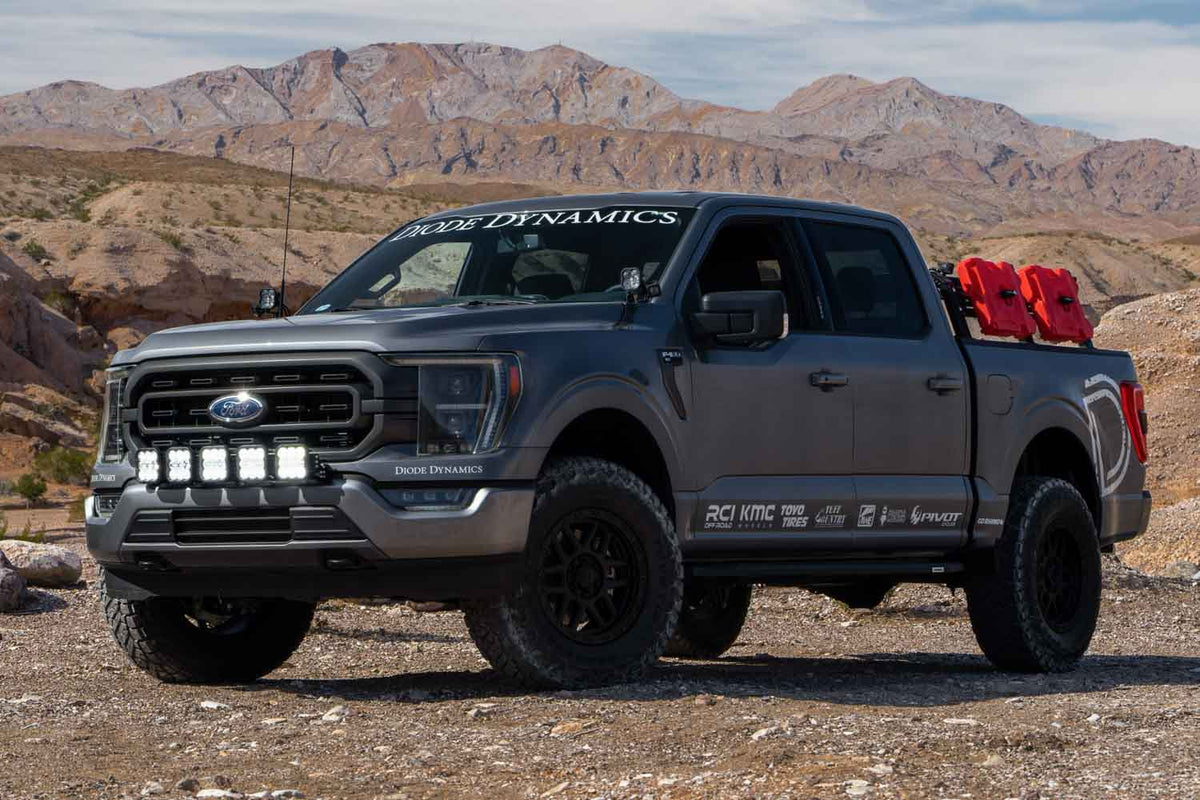 SS5 Grille CrossLink Lightbar Kit for 2021-2023 Ford F-150  Sport White Combo