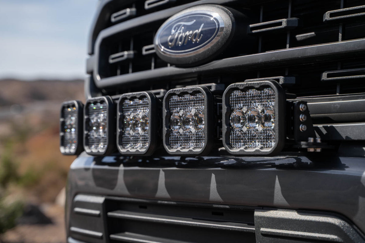 SS5 Grille CrossLink Lightbar Kit for 2021-2023 Ford F-150  Sport White Combo