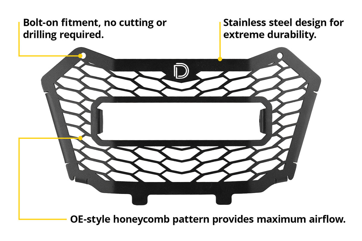 Honda Talon 2019 SS10 Grille Max Yellow Driving