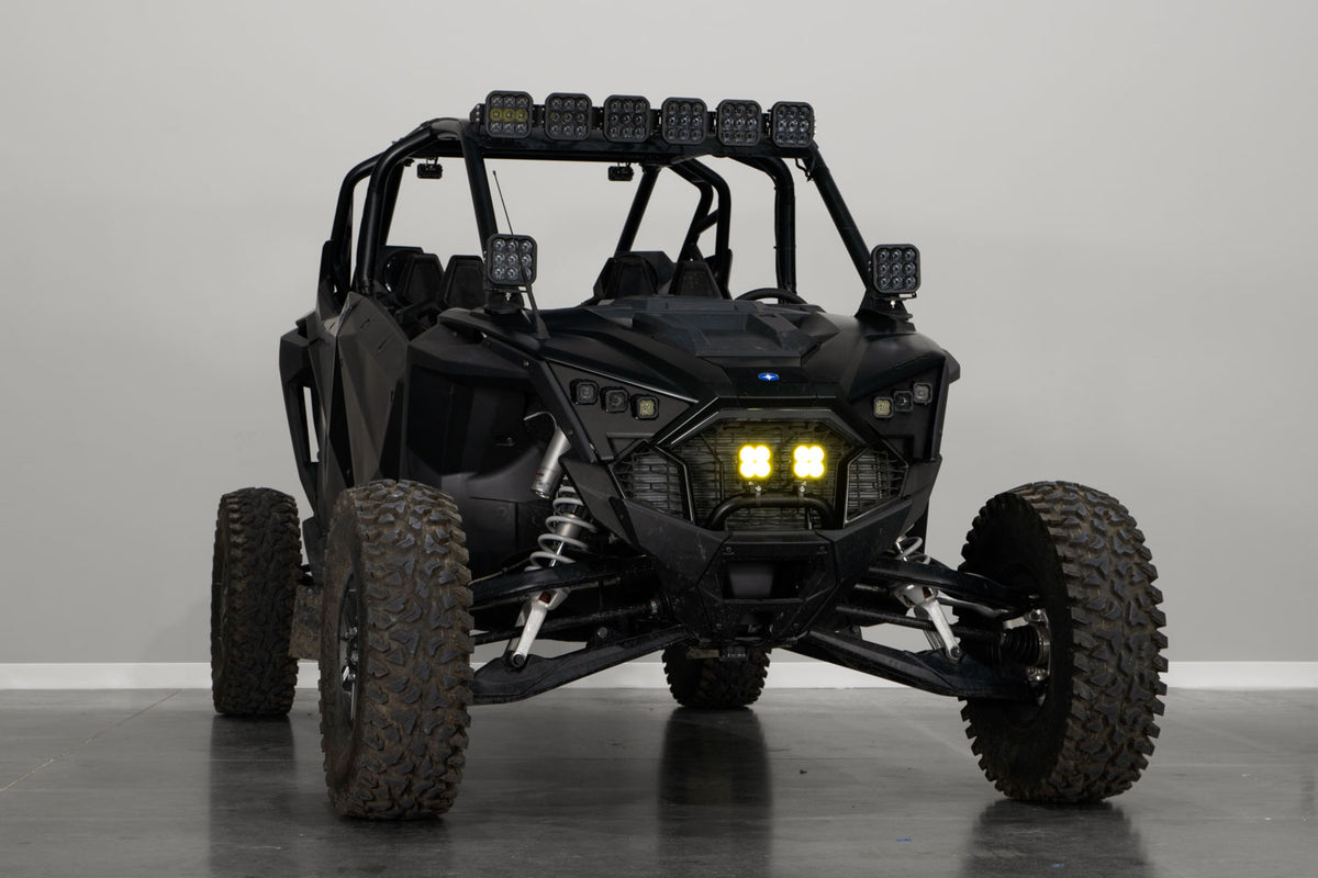 SS3 LED Bumper 1 Inch Roll Bar Kit  Sport White SAE Fog (pair)