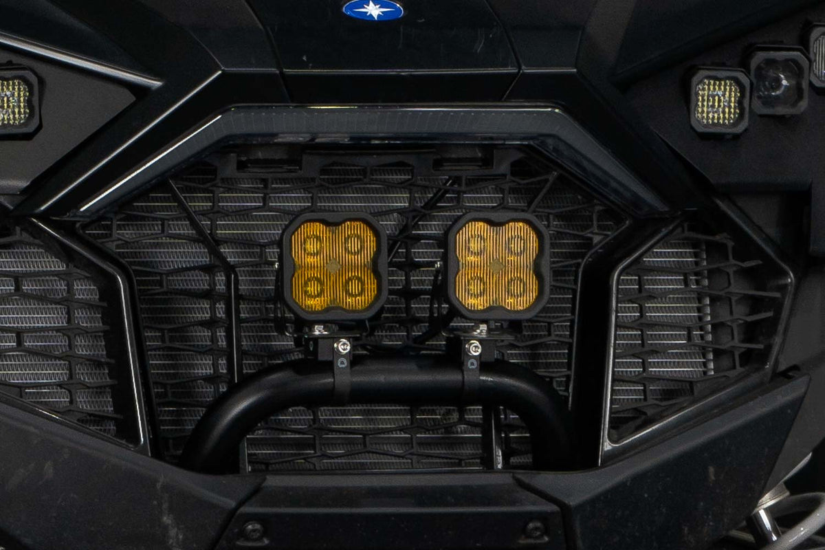 SS3 LED Bumper 1.25 Inch Roll Bar Kit  Sport White SAE Fog (pair)