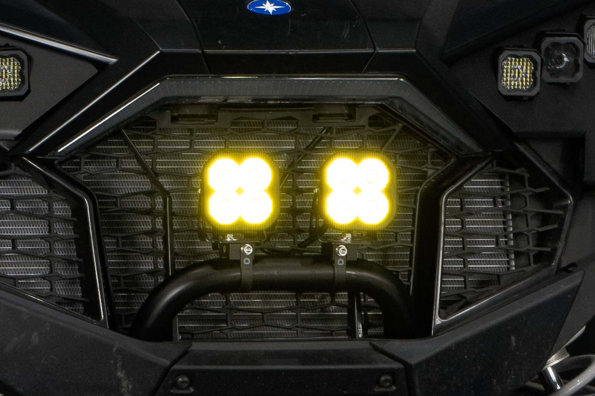 SS3 LED Bumper 1.25 Inch Roll Bar Kit  Sport White SAE Fog (pair)