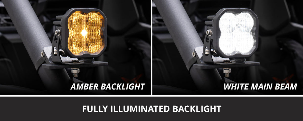 Stage Series Ditch Light Kit for 2017-2025 Can-Am Maverick X3  SS3 Sport White Combo