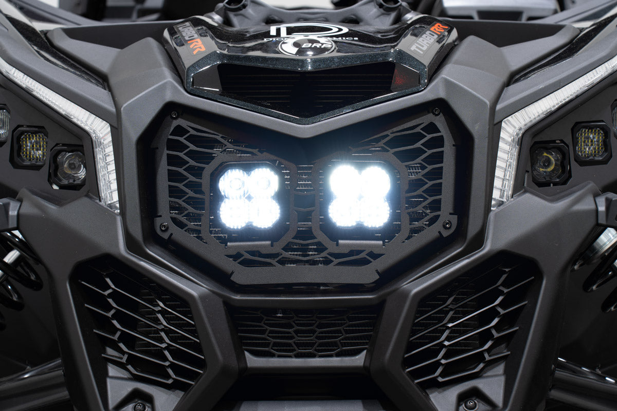 Stage Series LED Grille Kit for 2017-2025 Can-Am Maverick X3  Sport White Combo