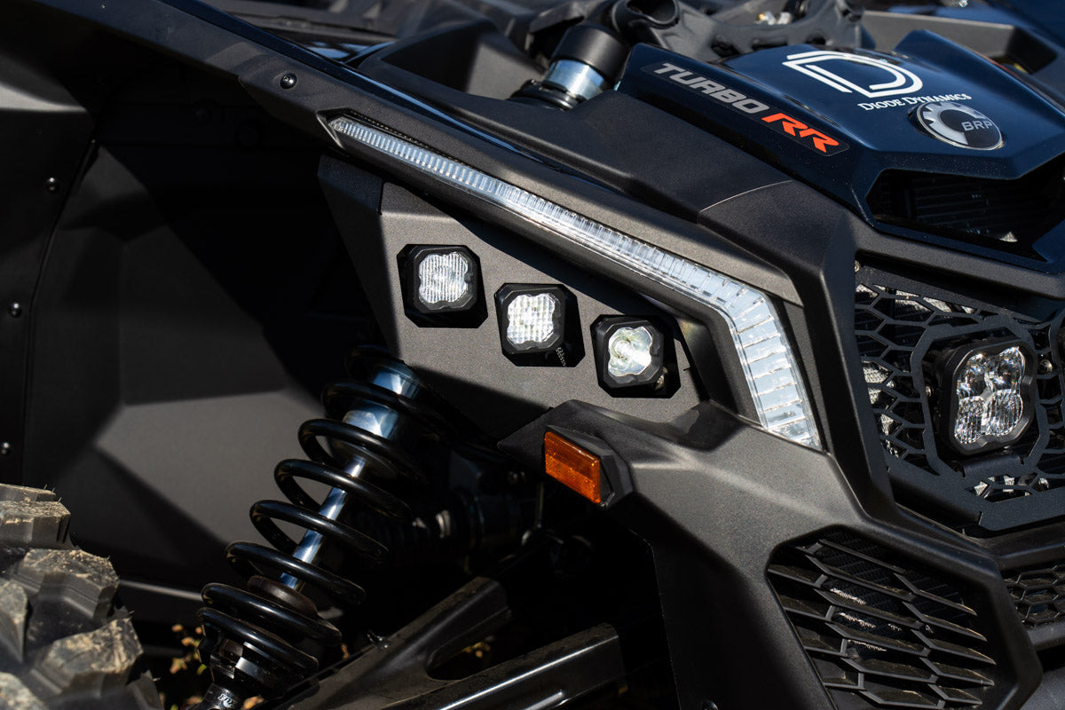 Can-Am Maverick X3 C1 Headlamp Kit  Sport White ABL (pair)